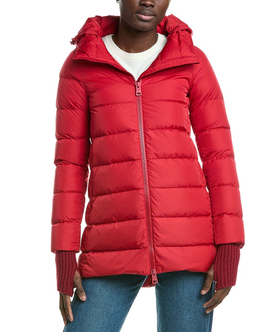 Herno Down Jacket In Animal Print