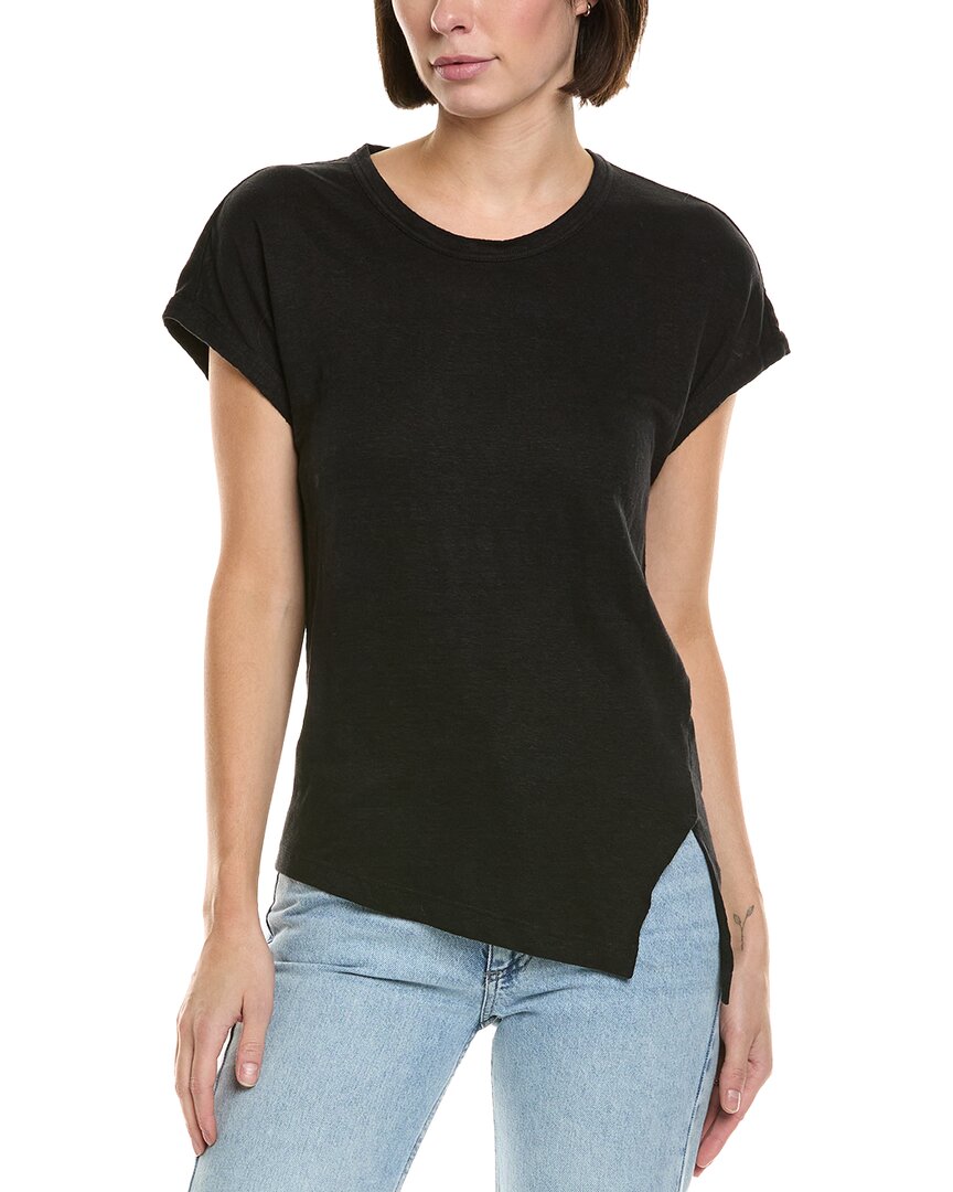 Isabel Marant Étoile Isabel Marant Etoile Linen T-shirt In Black