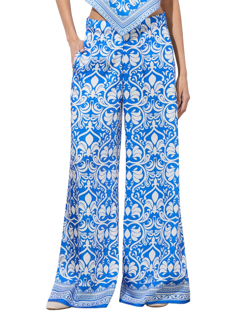 Alice And Olivia Alice + Olivia Keegan Pant In Blue