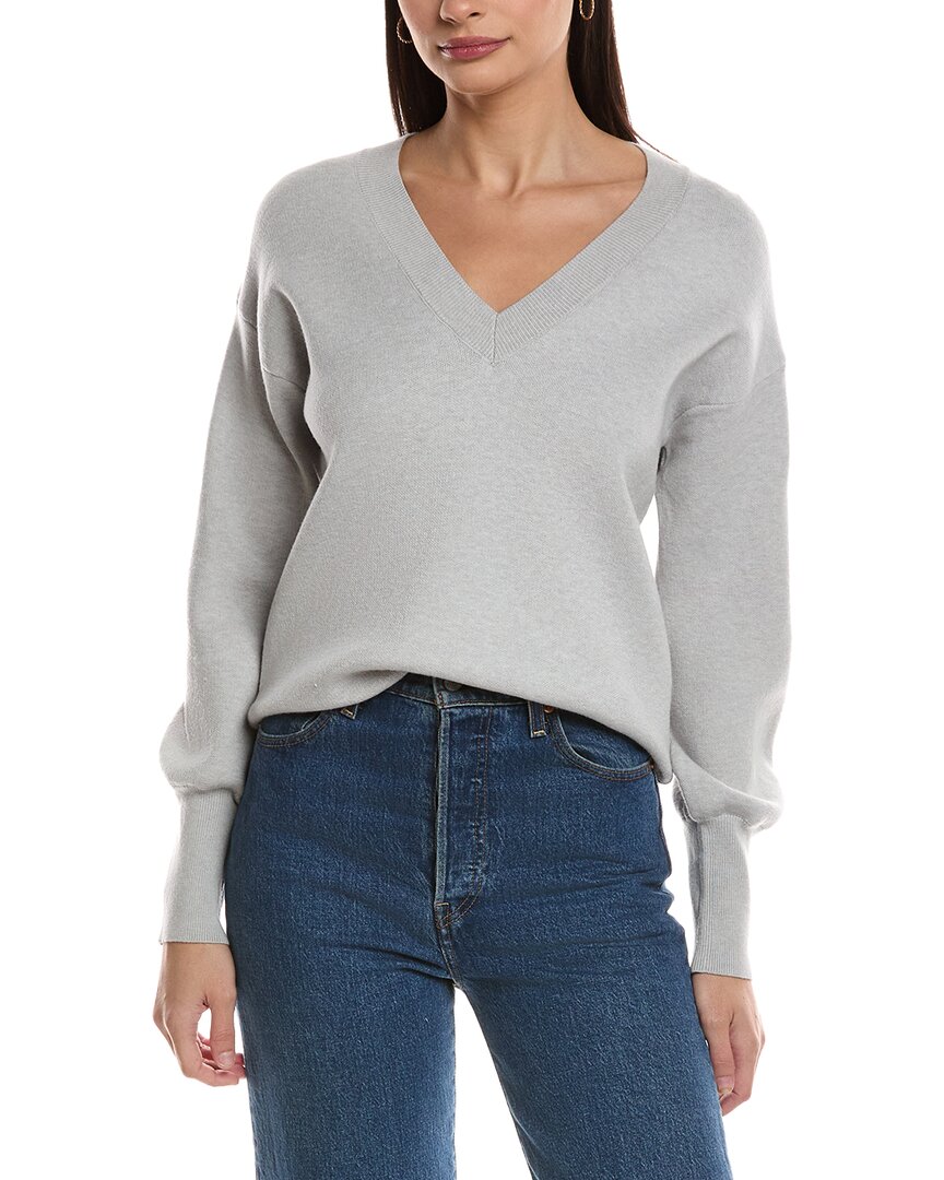 Oat New York V-neck Sweater In Blue