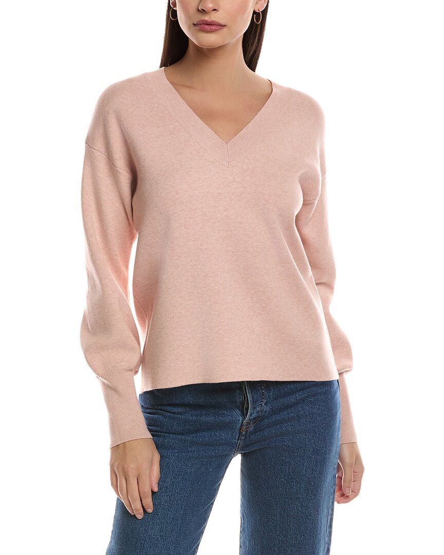 Oat New York V-neck Sweater In Pink