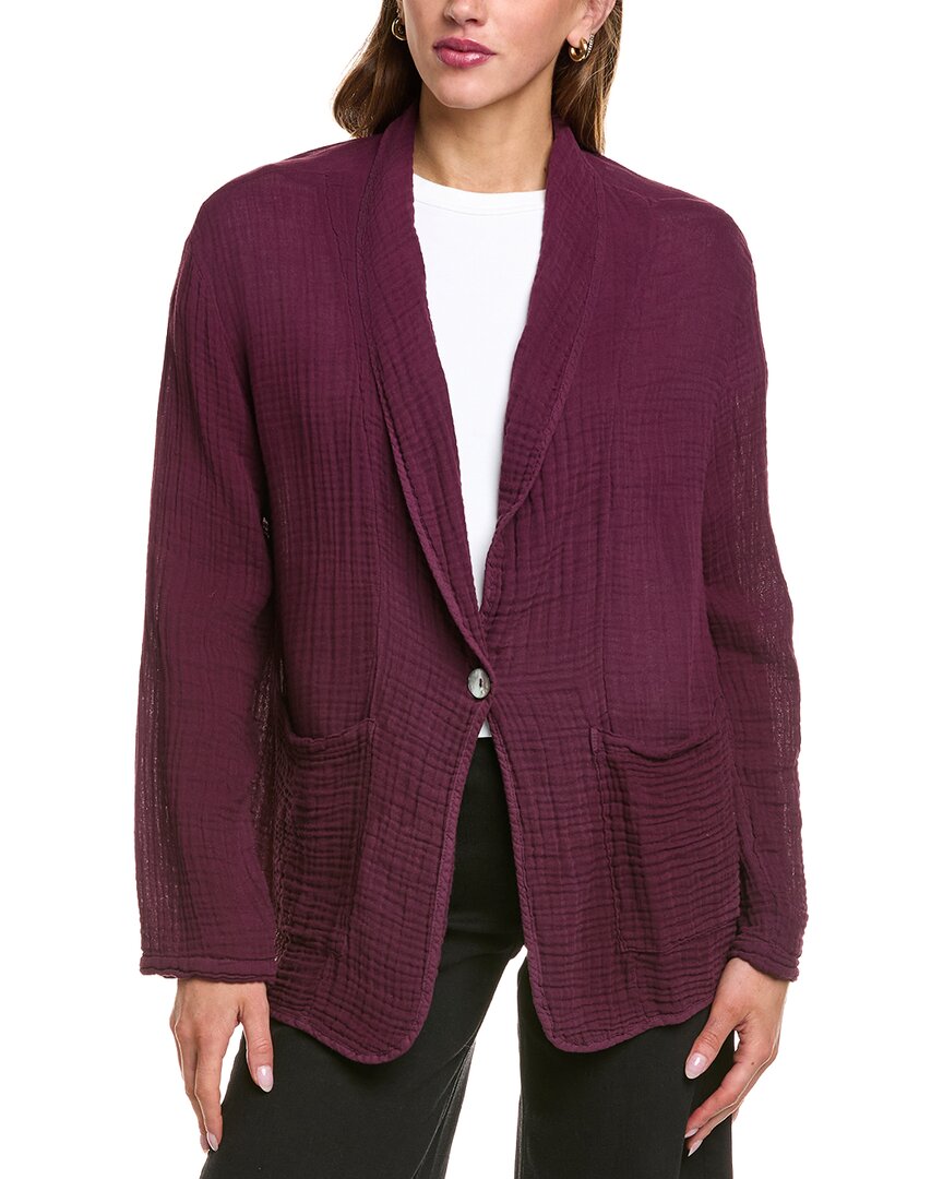 Michael Stars Dana Blazer In Animal Print