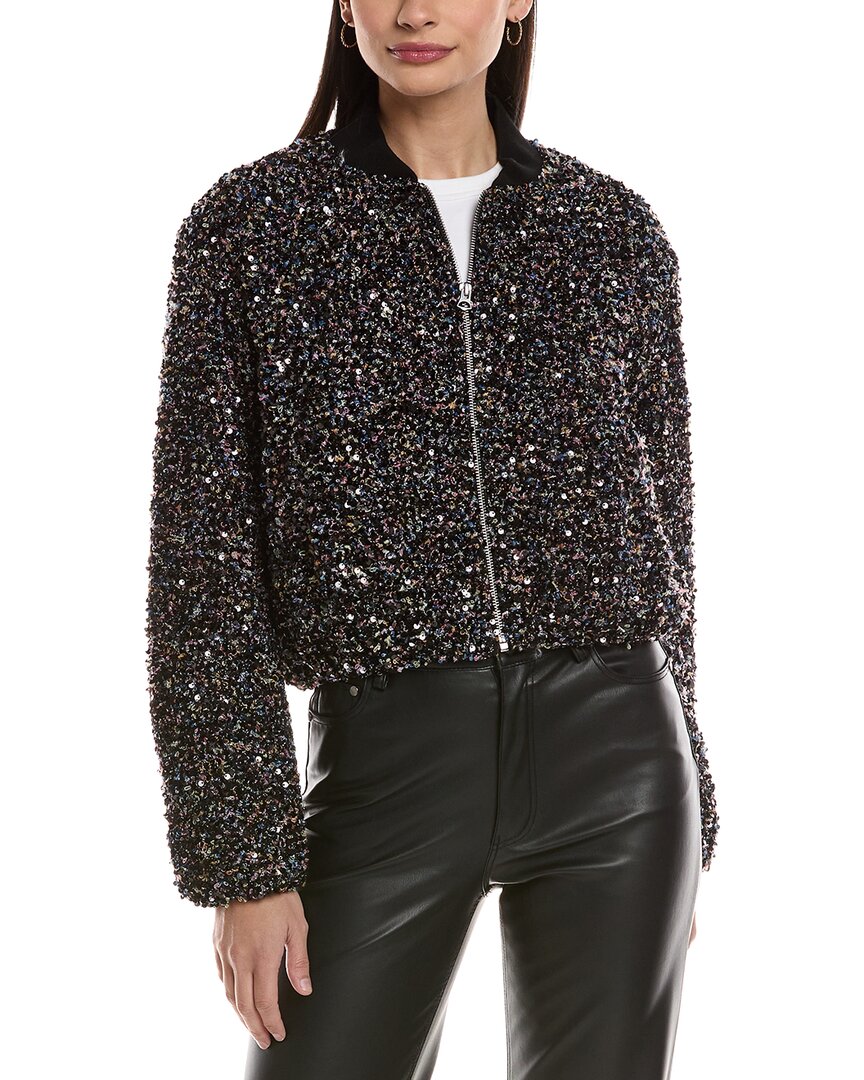 Rag & Bone Samira Bomber Jacket In Black