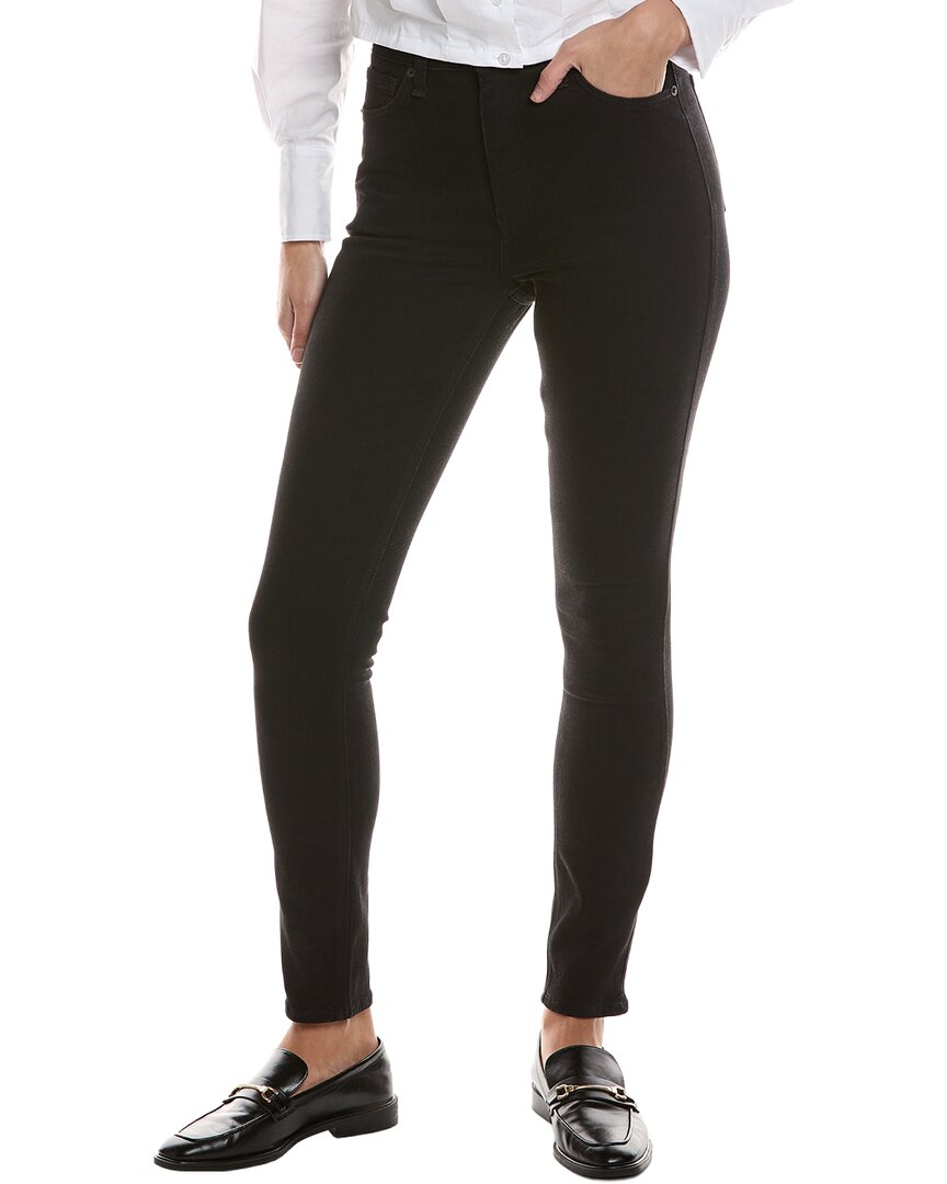 Rag & Bone Tina Black High-rise Skinny Jean In Multi