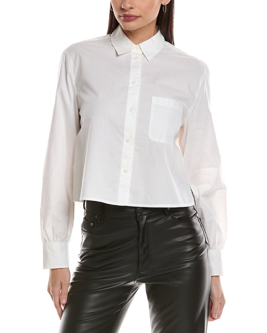 Rag & Bone Max Cropped Shirt In White