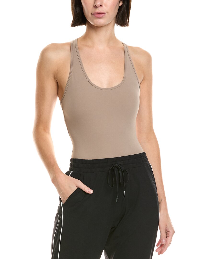 Splits59 Suki Airweight Bodysuit In Brown