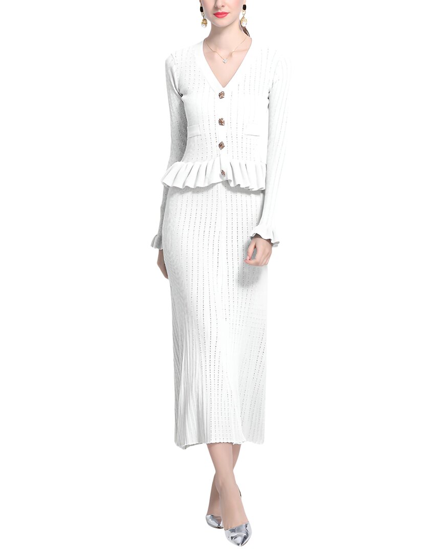 Dza Day Dress In White