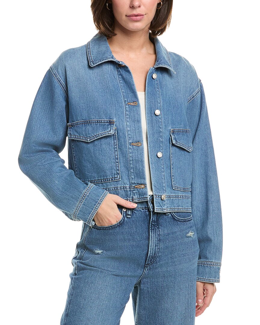 Le Jean Dylan Jacket In Blue