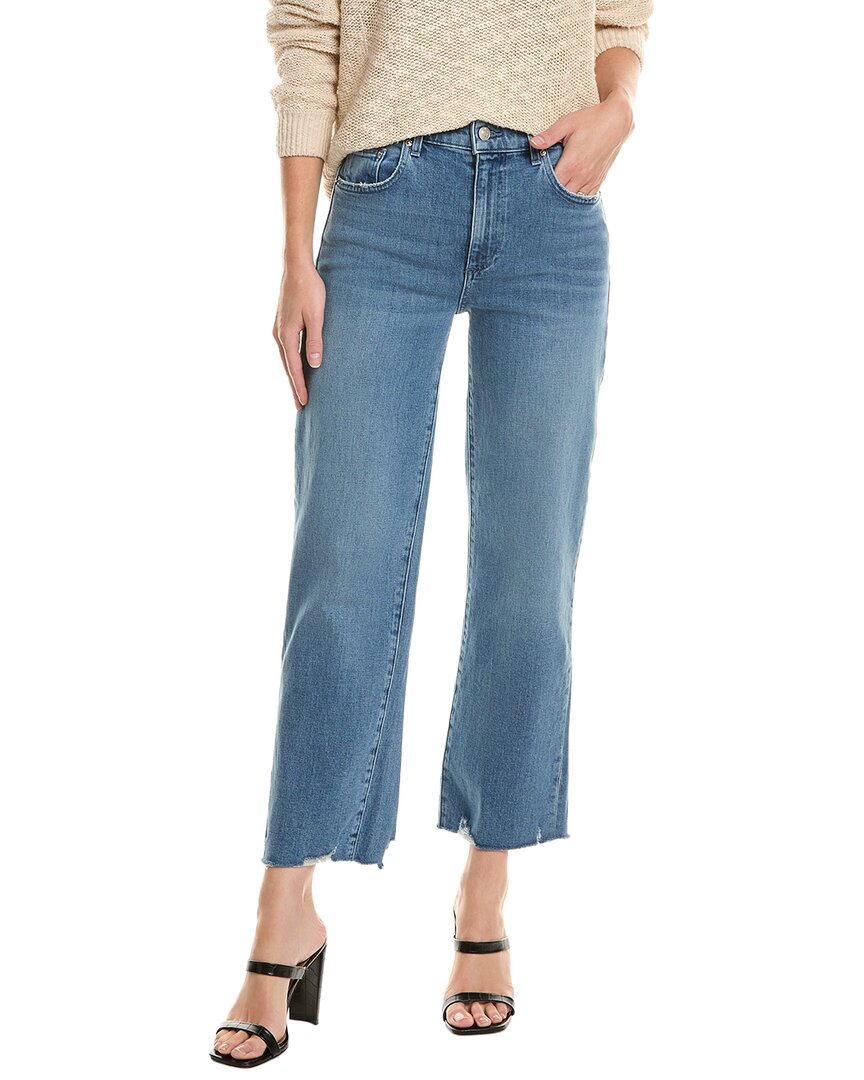 Le Jean Sabine Rolling Hills Straight Crop Jean In Blue