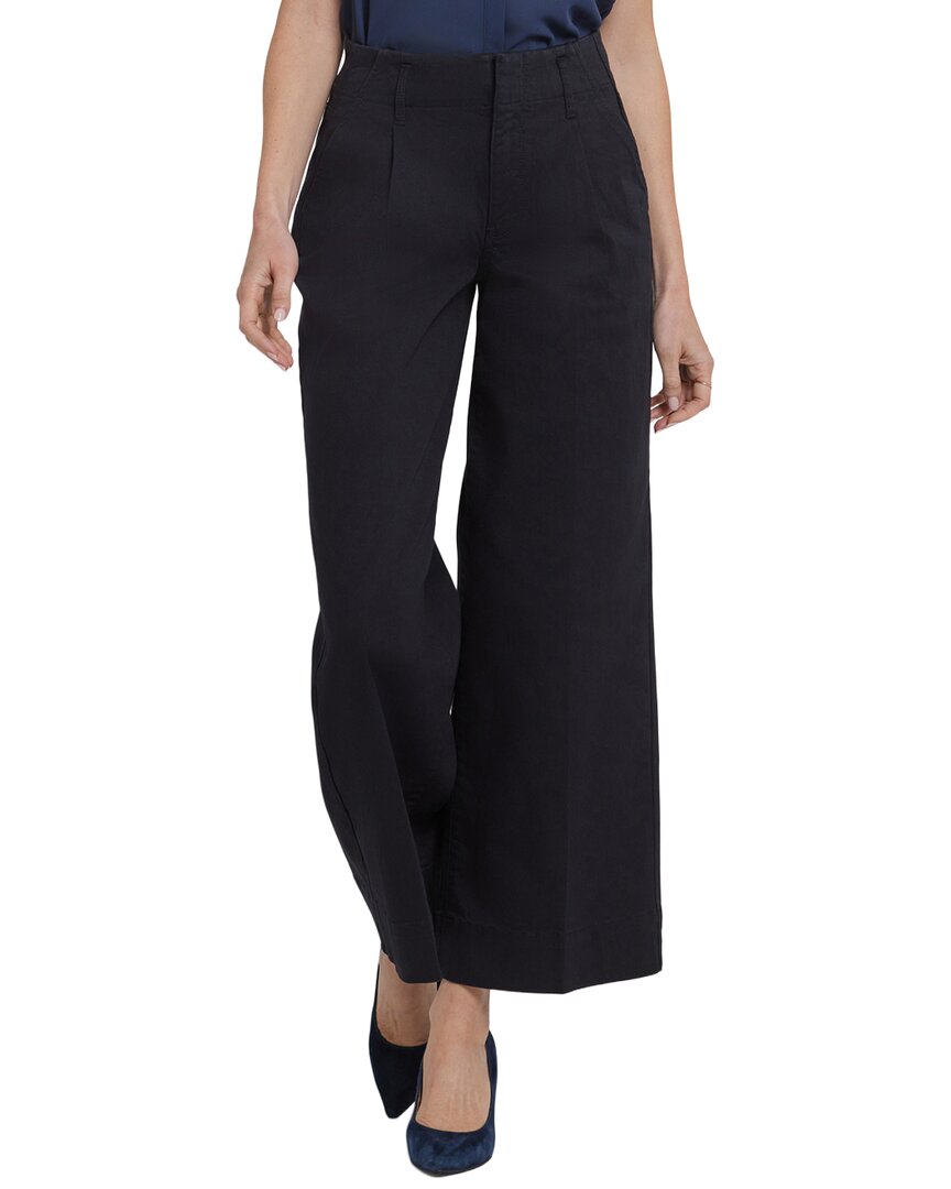 Nydj Mona Black Wide Leg Jean In Multi