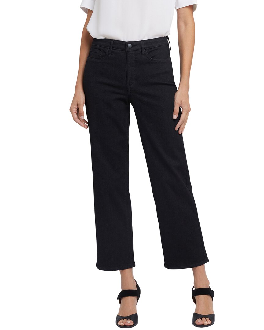 Nydj Bailey Black Straight Leg Jean In Blue