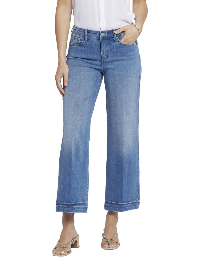 Nydj Teresa Wide Leg Ankle Jean In Riviera Sky In Blue