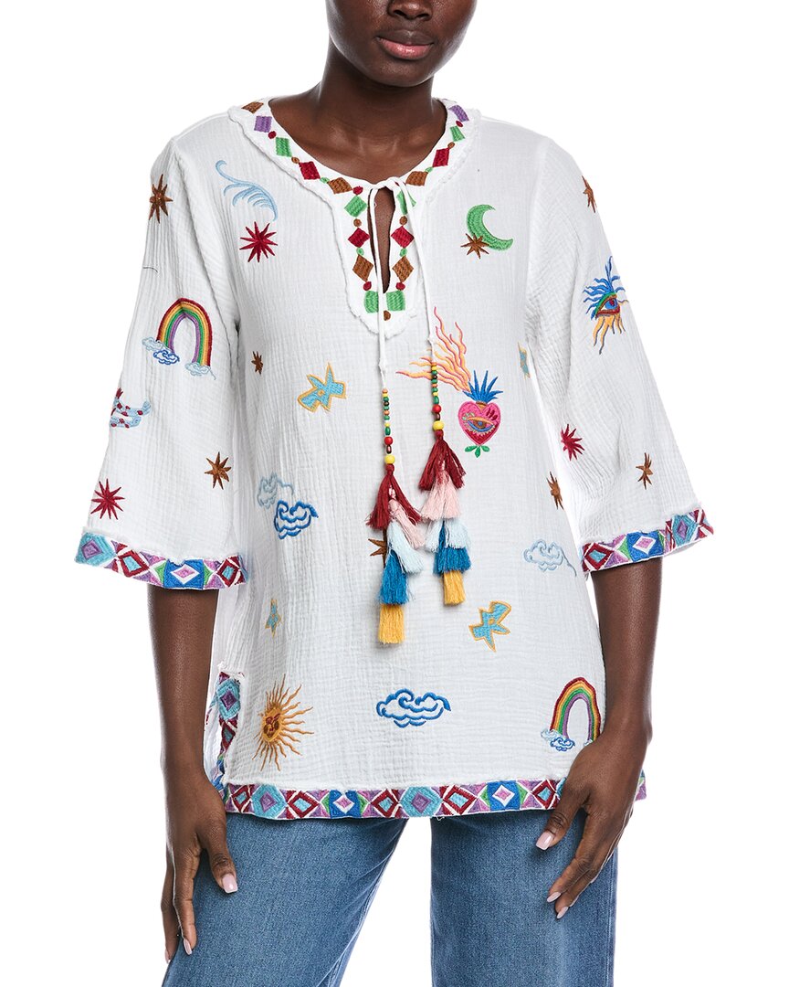 Johnny Was Catalya Tunic In Brown