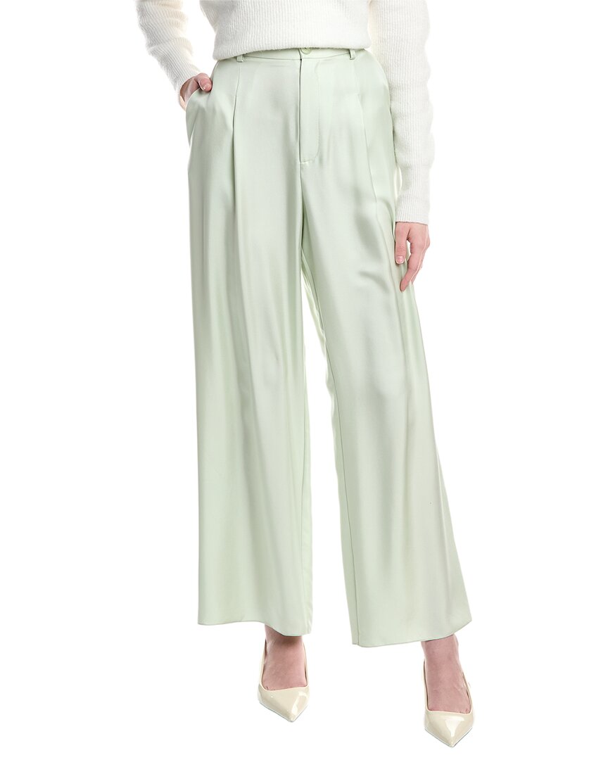 Lapointe Silky Twill Relaxed Pleated Pant