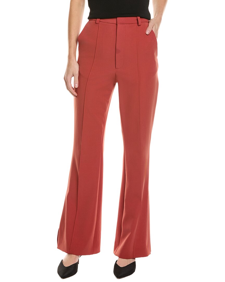 Lapointe Crepe Flare Pant In Orange