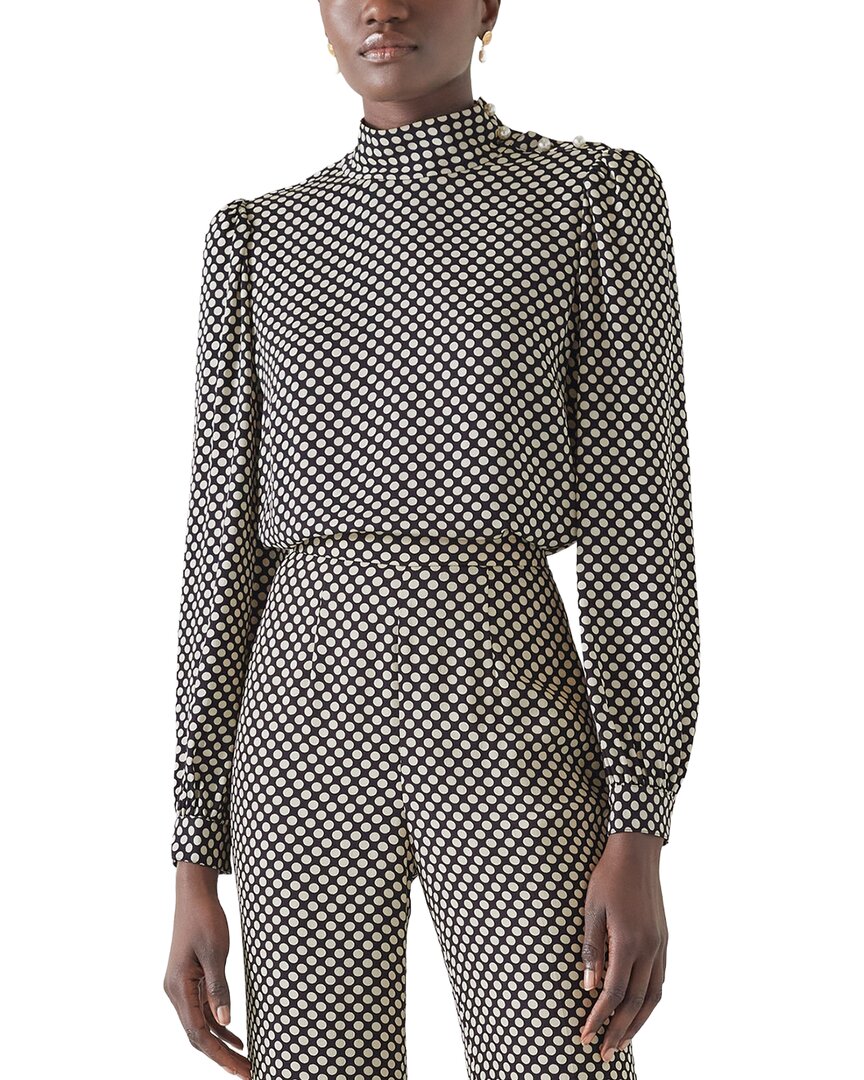 Lk Bennett Esme Trousers In Black