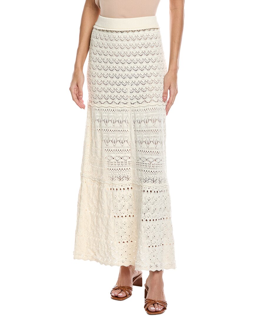 Ba&sh Jupe Josh Maxi Skirt In Beige