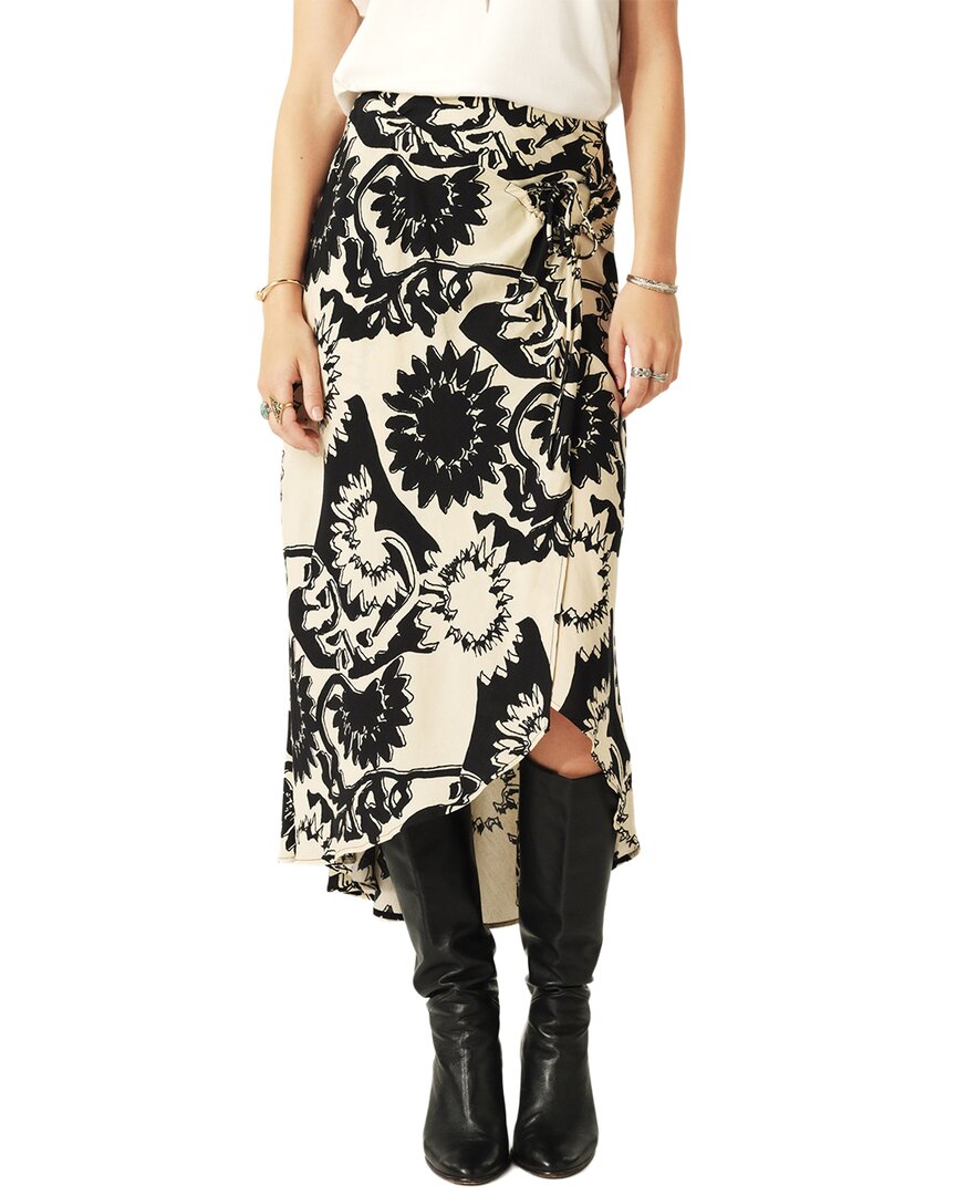 Ba&sh Jupe Fybo Midi Skirt In Black