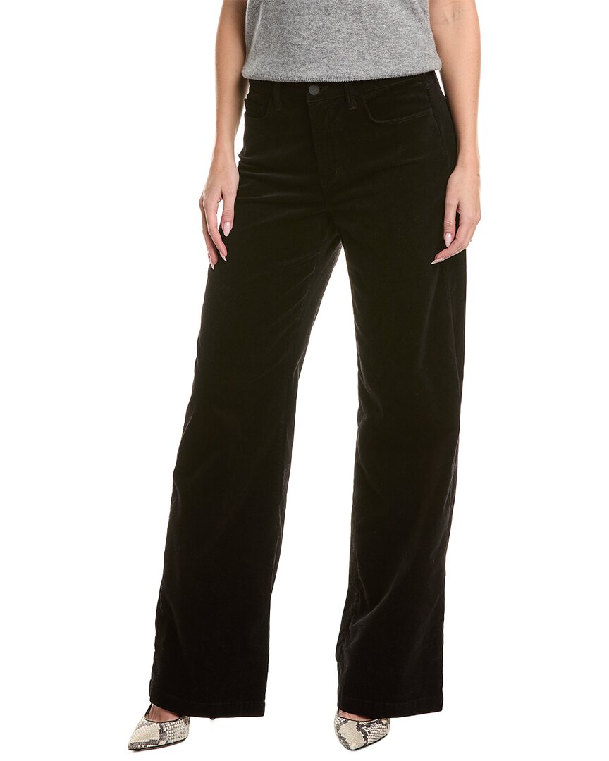 L'agence Clayton High-rise Wide Leg Jean In Black