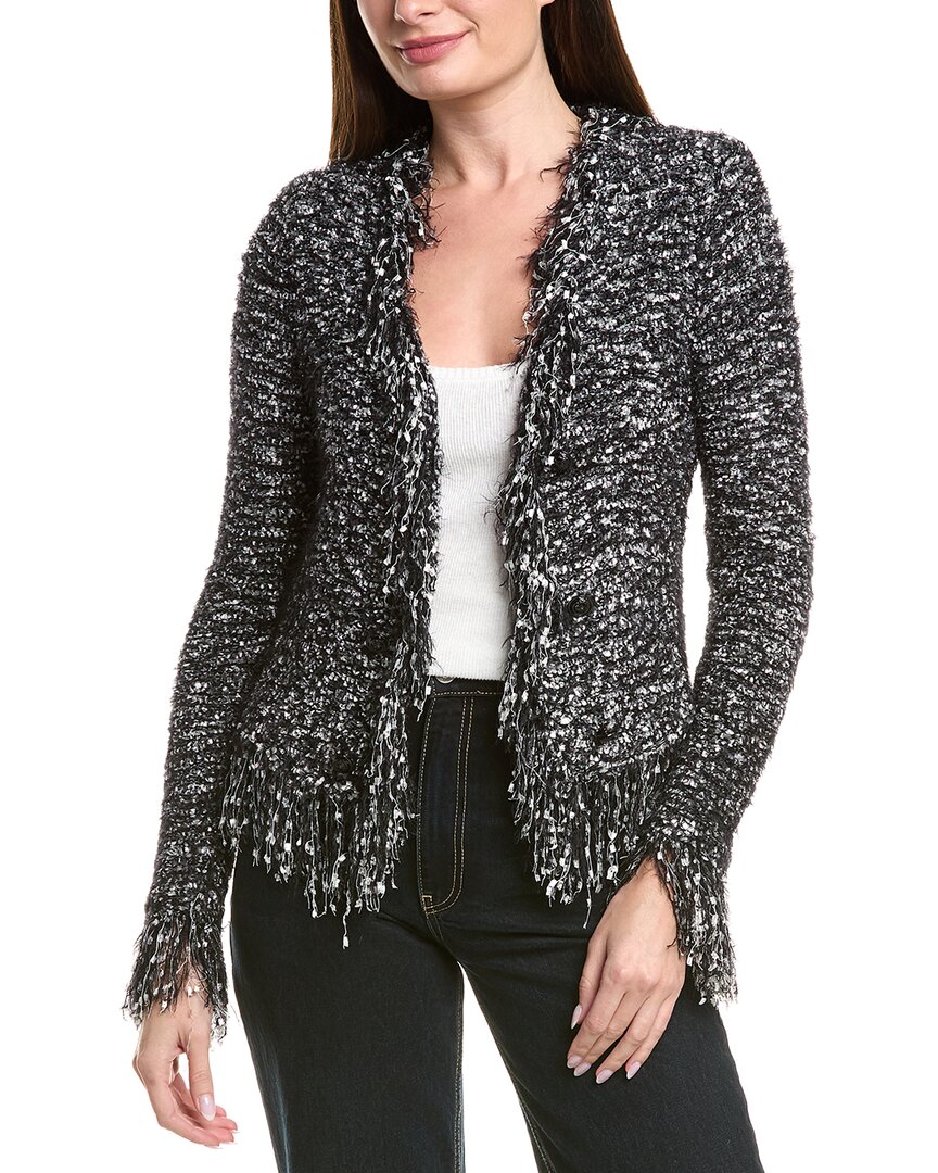 L'agence Azure Cardigan Blazer In Gray