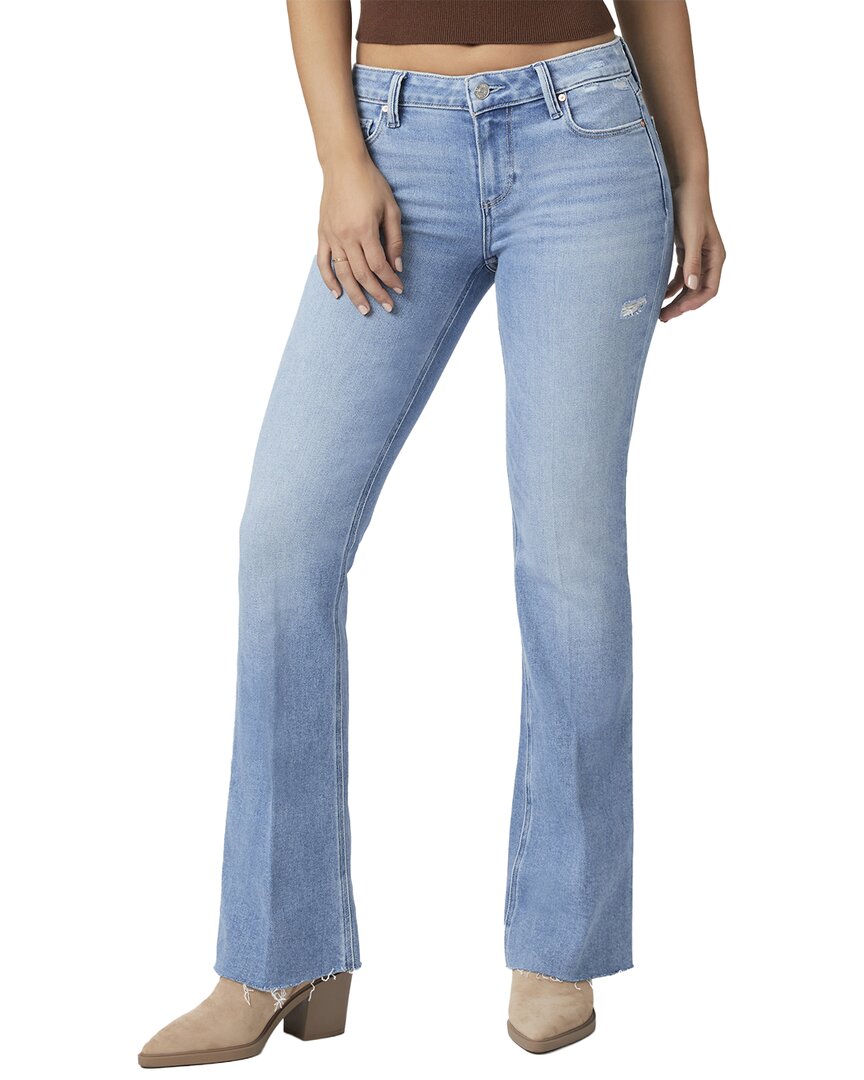 Paige Laurel Canyon Nostalgia Bootcut Jean In Blue