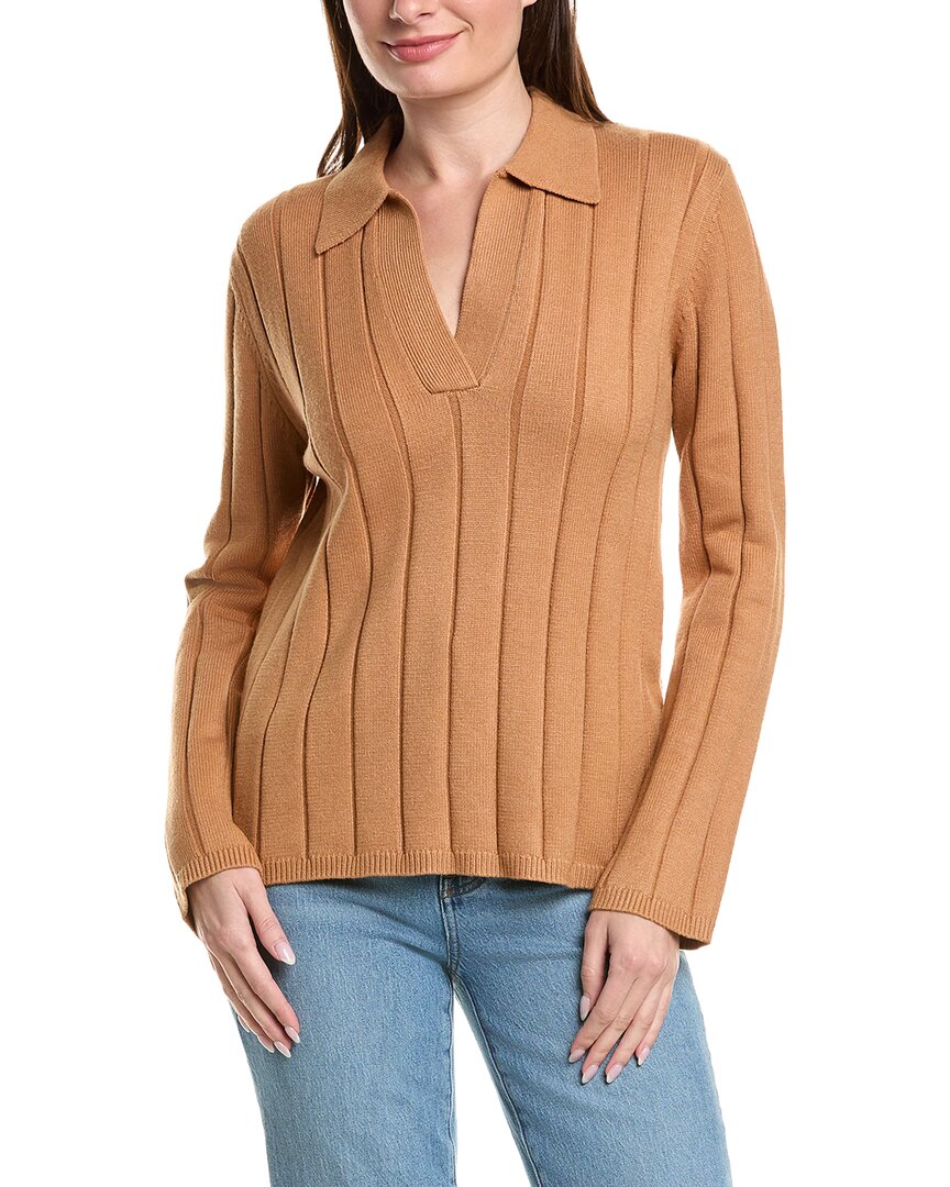 English Factory Texture Top In Brown