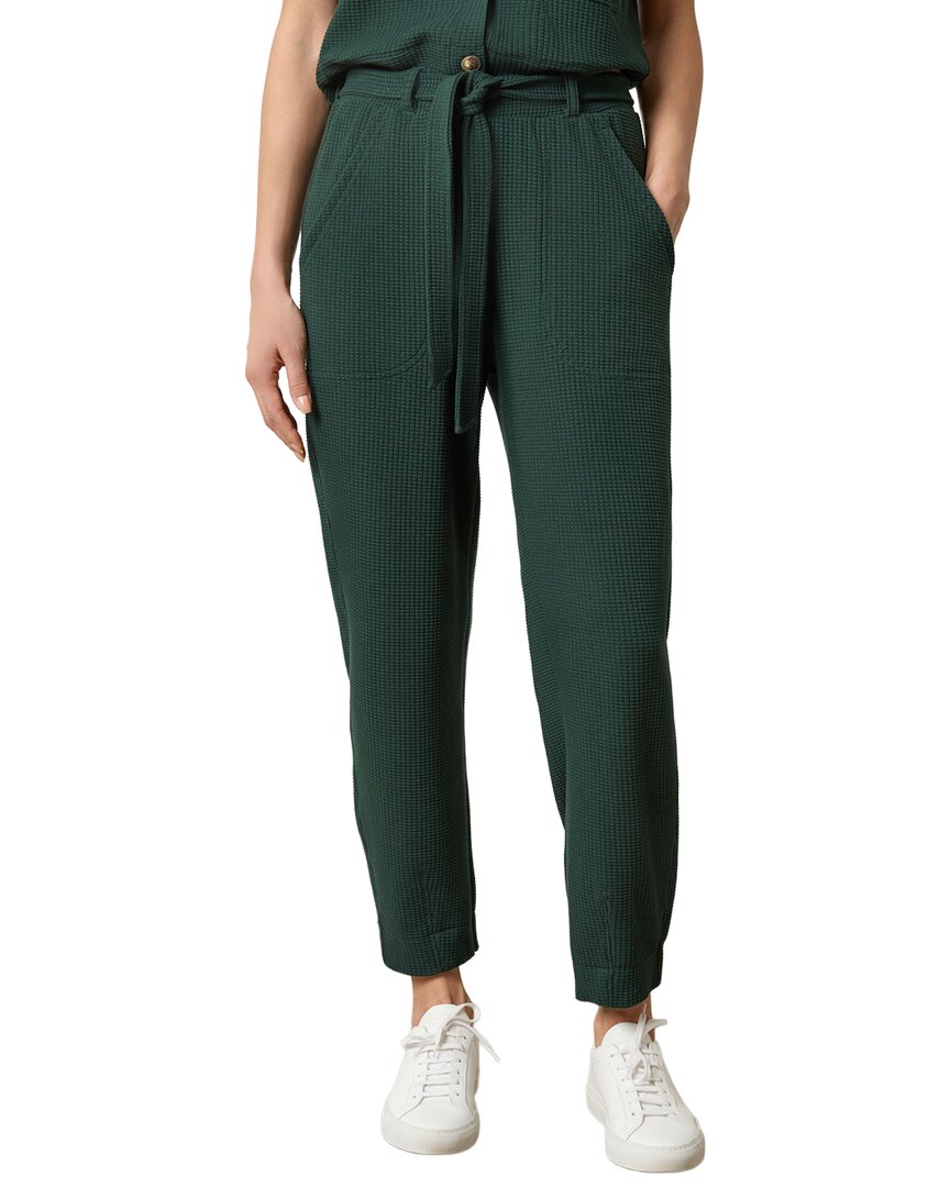 Lilla P Belted Pant In Green
