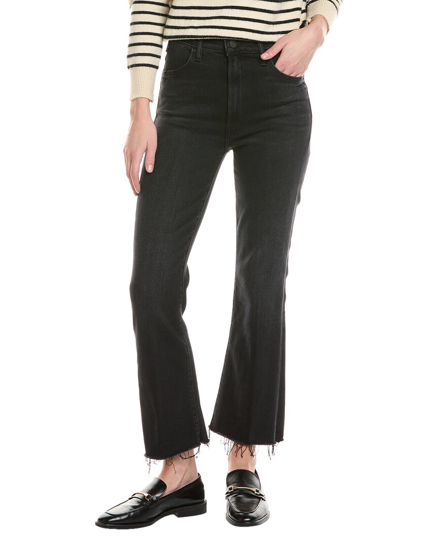 Mother The Hustler Ankle Fray Encounters At Night Flare Jean In Black