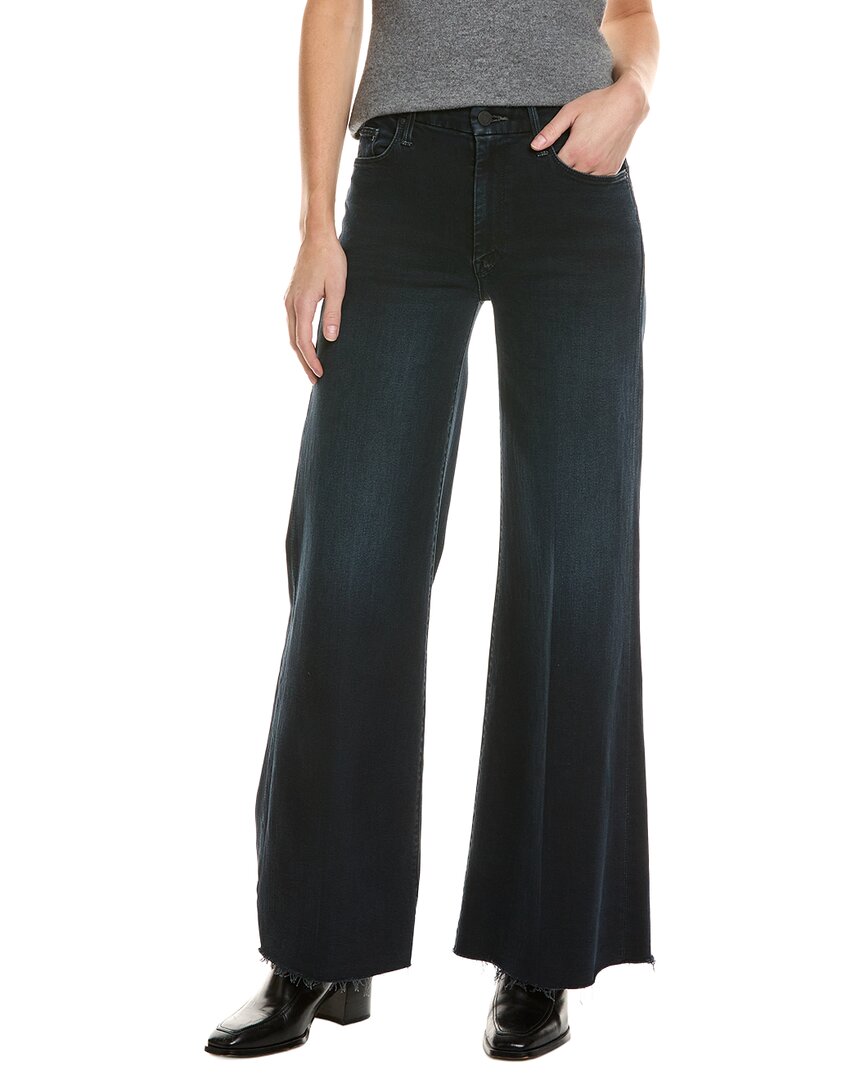 Mother The Roller Night In Venice Wide Leg Jean In Blue