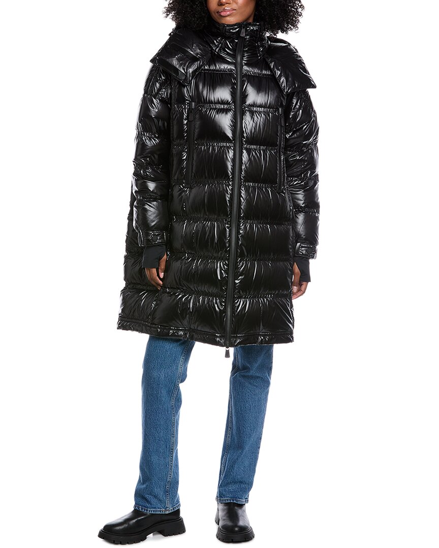 Moncler Rochelairs Down Coat In Black