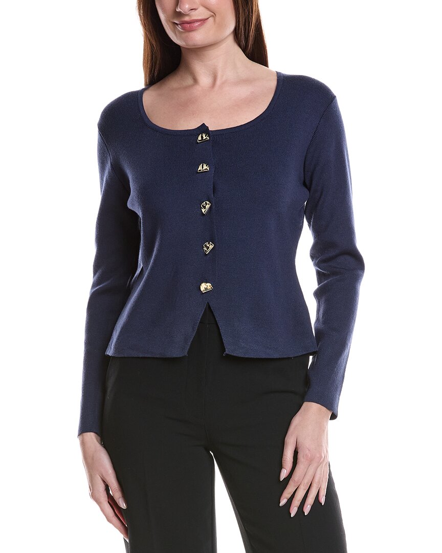 Anna Kay Marired Cardigan In Blue