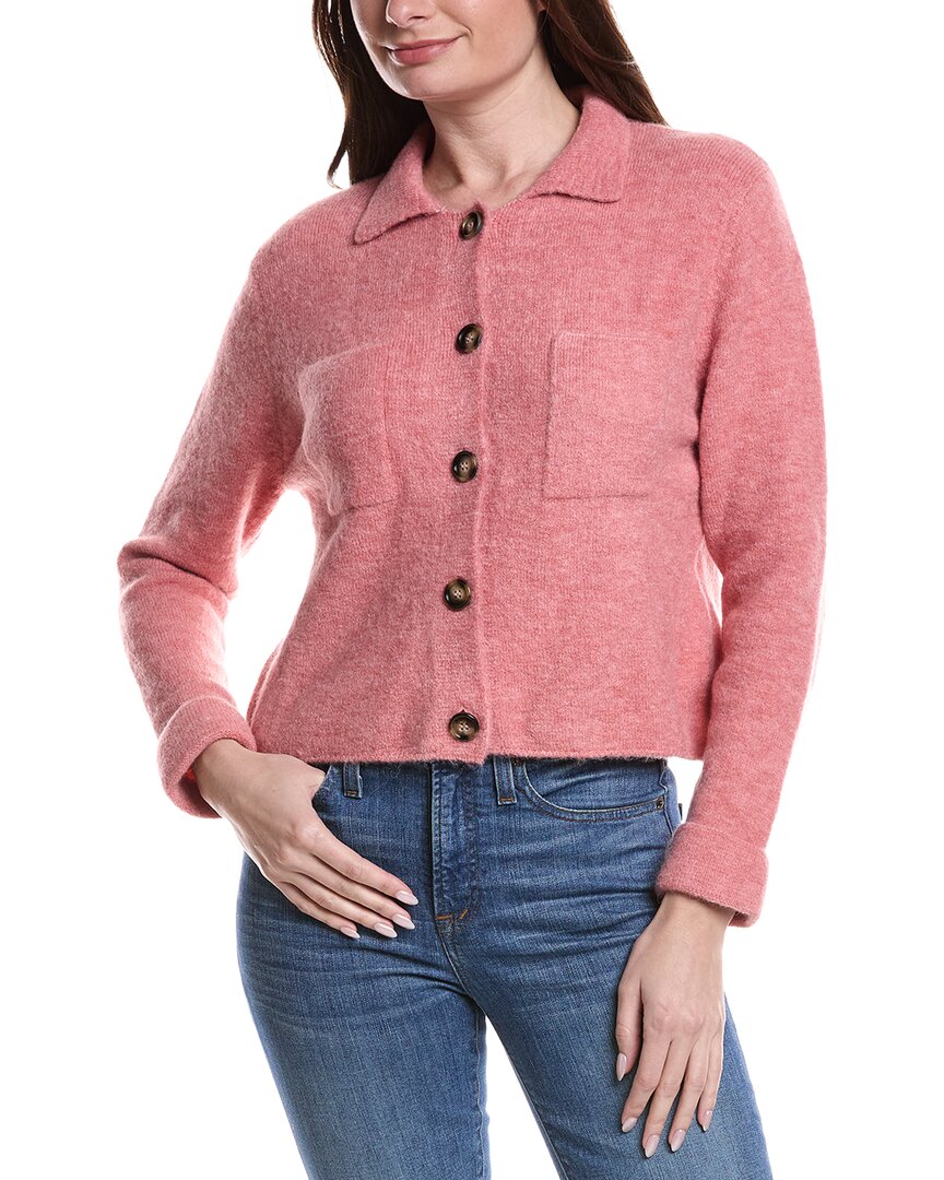 Anna Kay Natalia Cashmere-blend Cardigan In Pink