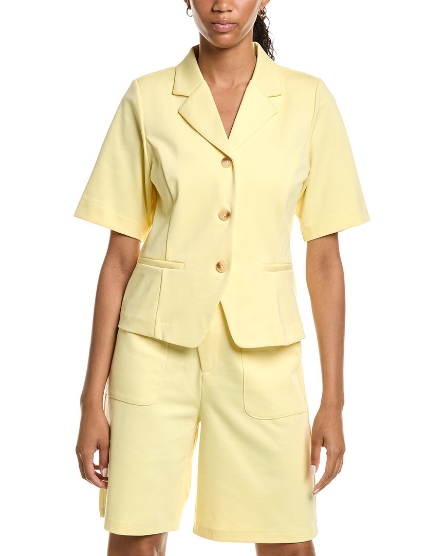 Ichi Ihkate Trend Jacket In Yellow