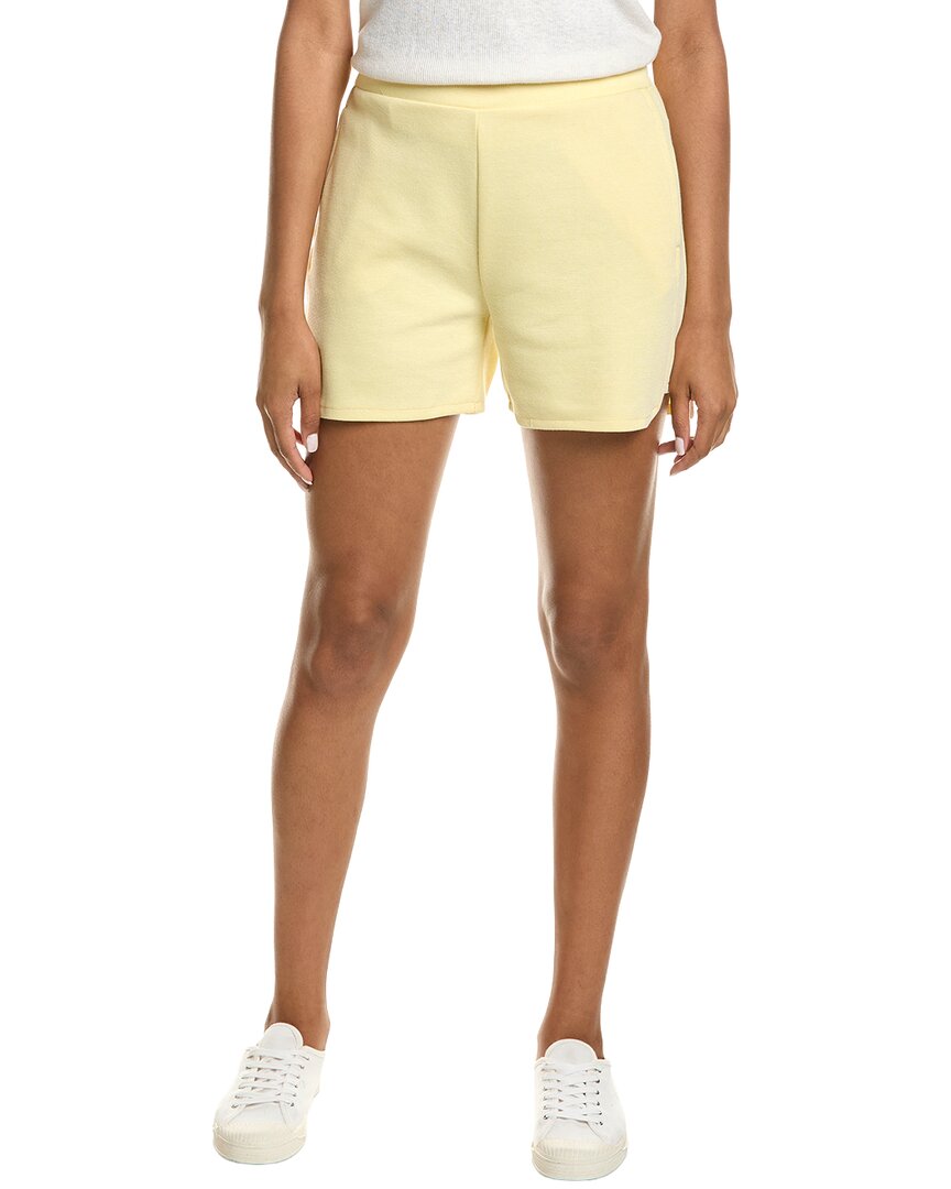 Ichi Ihkate Pique Short In Yellow