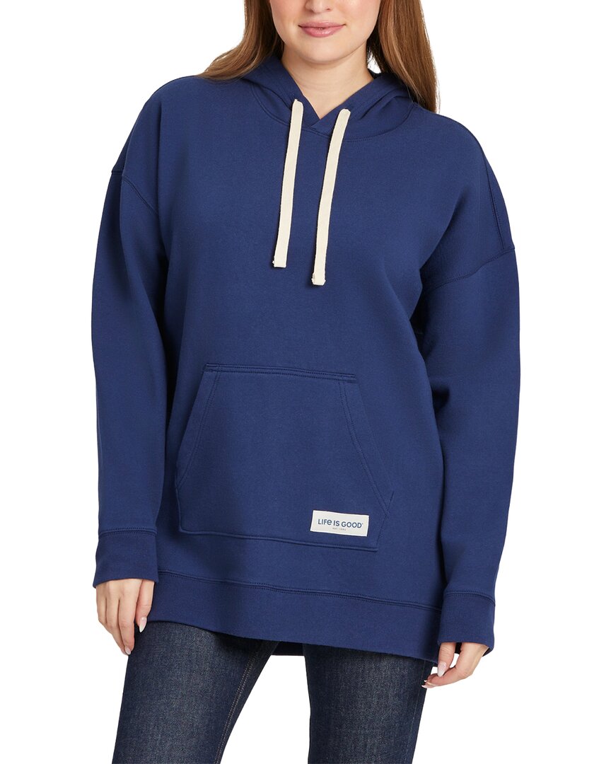 Life Is Good ® Simply True Oversized Hoodie In Blue