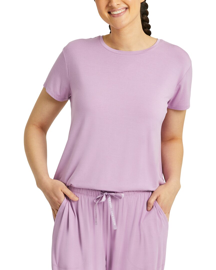 Life Is Good ® Lightweight Sleep T-shirt In Pink