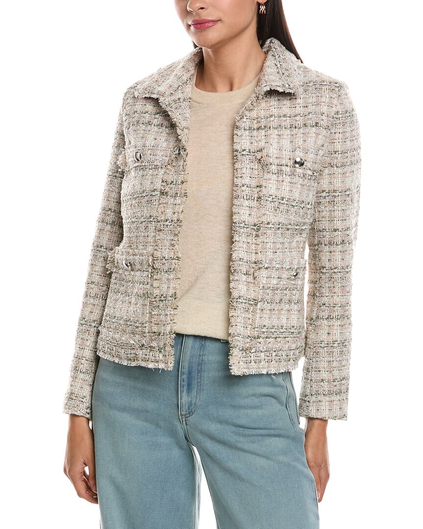 Nanette Lepore Nanette Tweed Jacket In Brown