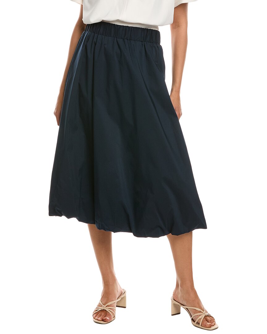 Nanette Lepore Solid Skirt In Navy
