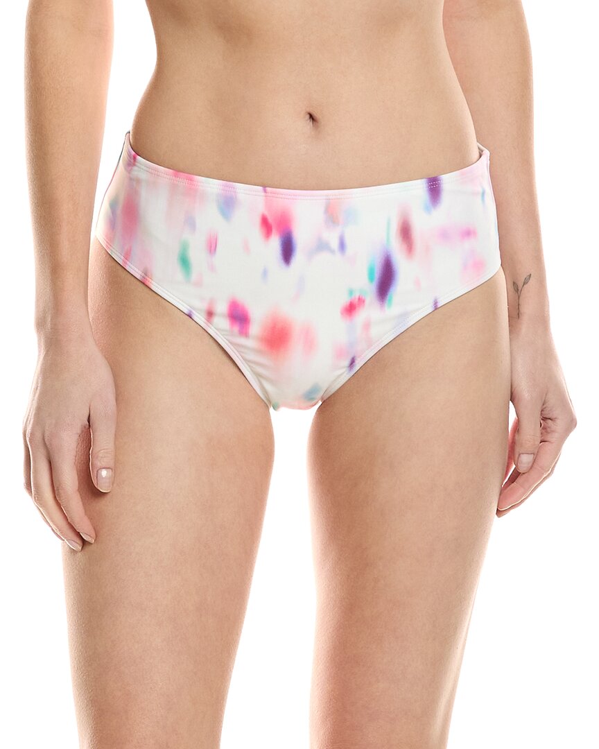 Change Of Scenery Classic Mid-rise Bikini Bottom In White