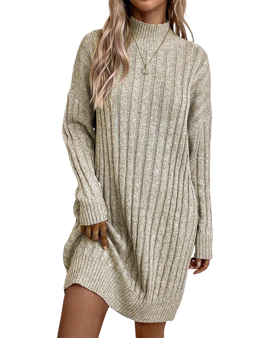 Vera Dolini Mini Dress In Gray