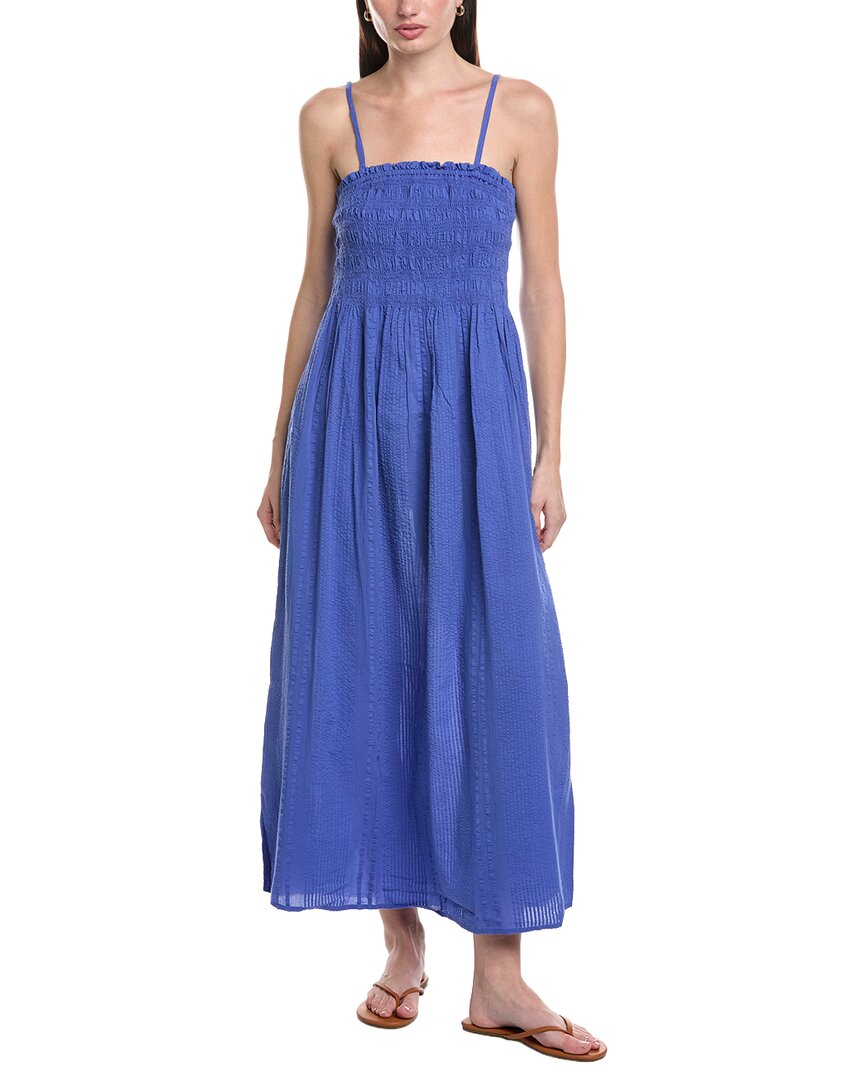 Sea Level Australia Heatwave Bandeau Maxi Dress In Blue
