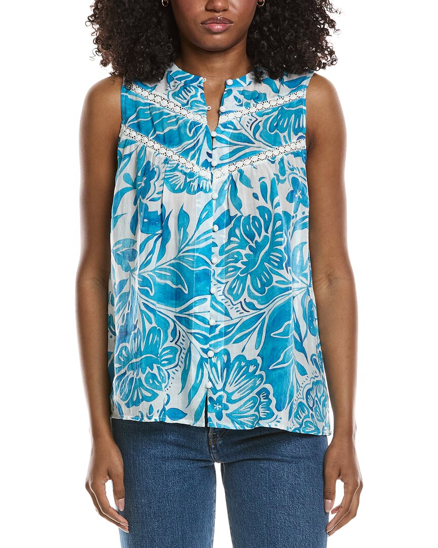 Johnny Was Tank Blouse In White