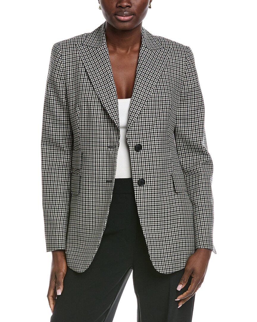 Akris Percival Wool Blazer In Black