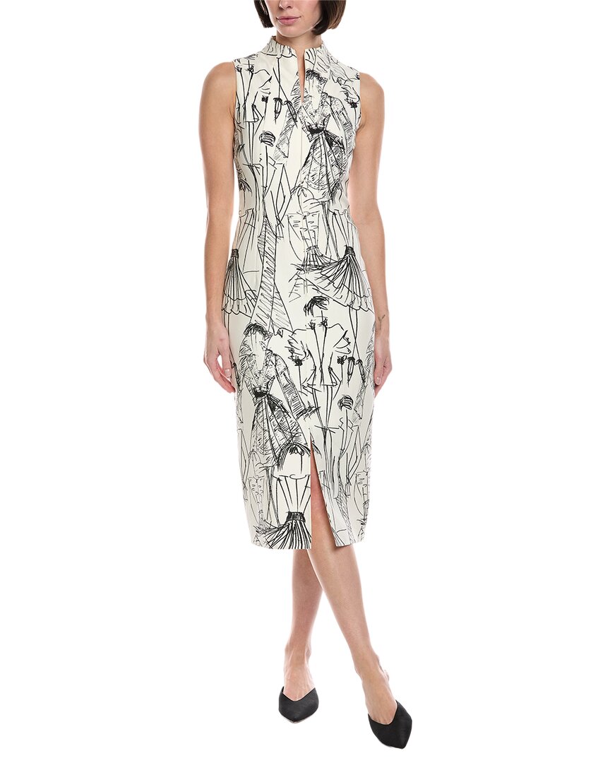 Akris Midi Dress In White