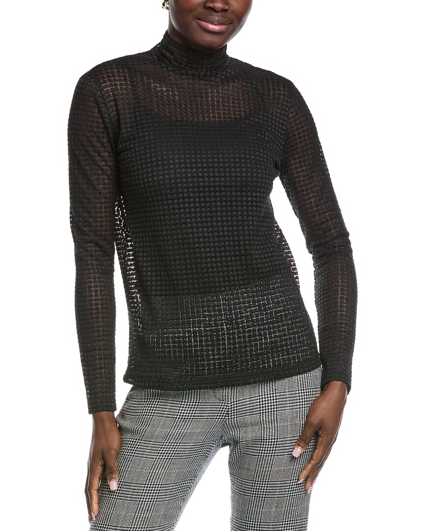 Akris Lace Top In Black