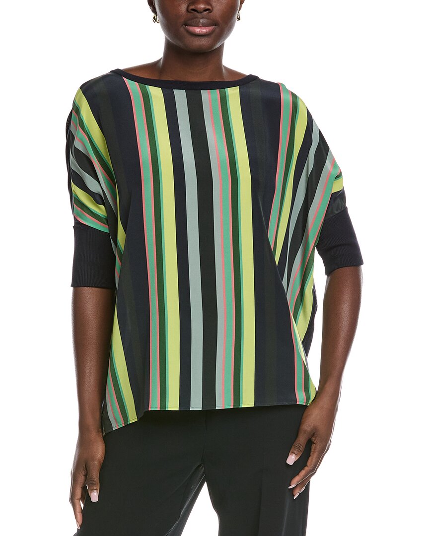 Akris Silk Top In Green