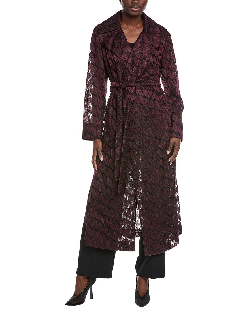 Akris Babylon Silk-blend Midi Dress In Purple