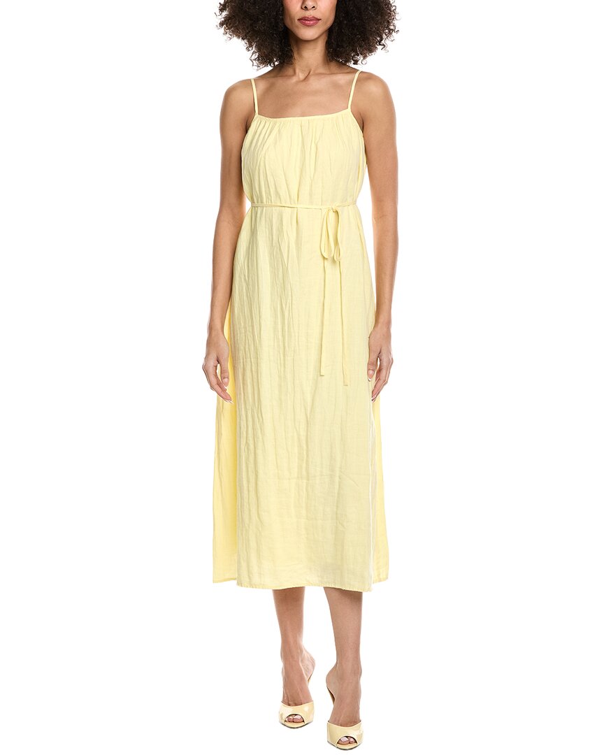 Bella Dahl Shirred Cami Linen Maxi Dress
