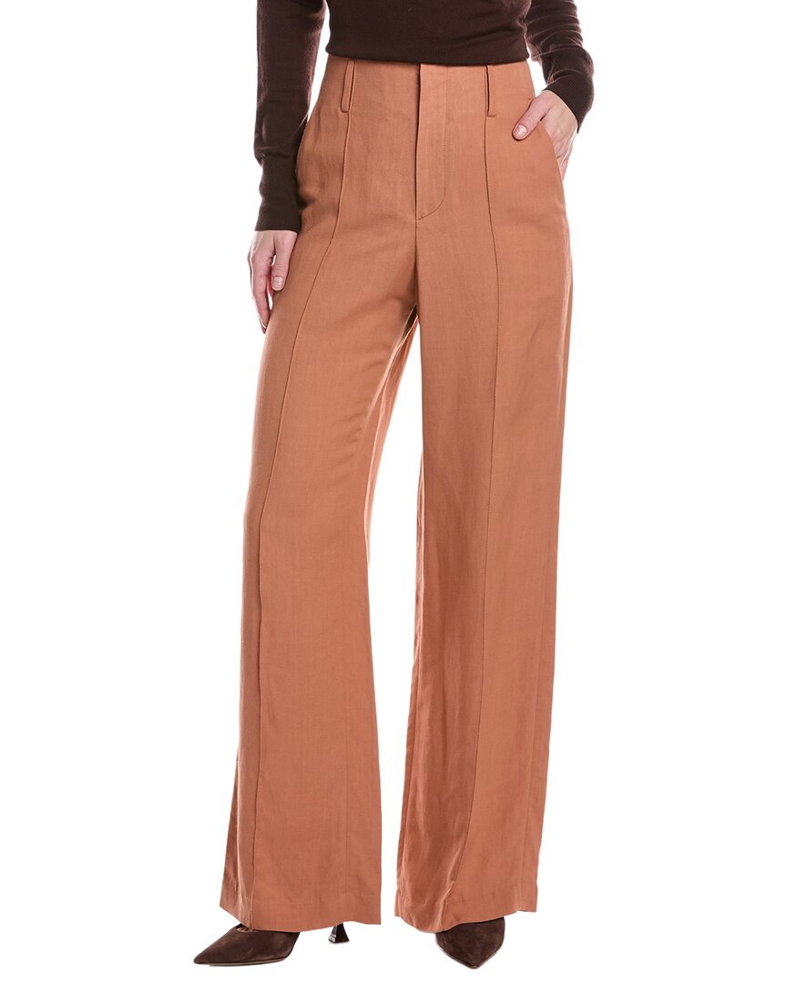 Brunello Cucinelli Linen-blend Pant In Multi