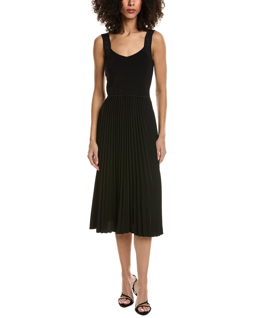 KARL LAGERFELD Pleated Midi Dress